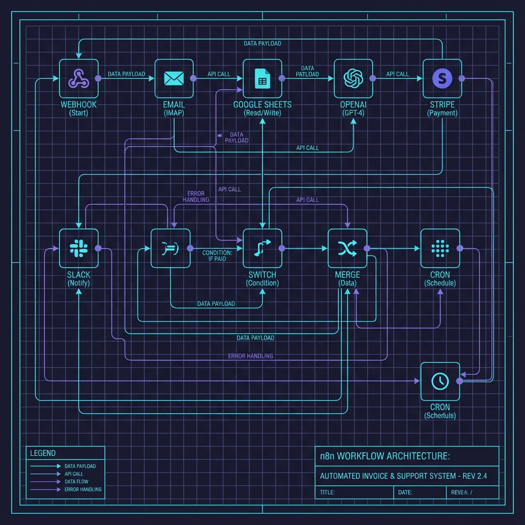 n8n Automation Workflow Diagram